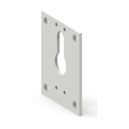 Plaque embase 70x60 Blanche pour SDC à 60 ° D559AManivelles de 12ZURFLUH-FELLER