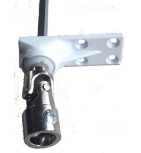 Sortie de caisson 45° -Blanche-22x59-6P 7 mm 816F106BM01Héxa 7GEIGER