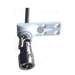 Sortie de caisson 45°-Nickelé-22x59-6P 7 mm 816F06BM01Héxa 7GEIGER