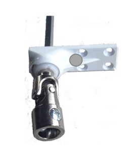 Sortie de caisson 45°-Nickelé-22x59-6P 7 mm 816F06BM01Héxa 7GEIGER