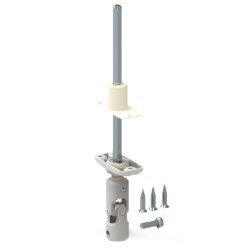 Mini bloc guide Genouillère-Blanc-Carré de 6 mm D760CNGCarré de 6 ZURFLUH-FELLER