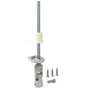 Mini bloc guide Genouillère Angulaire-Blanc-Carré de 6 mm D871NGCarré de 6 ZURFLUH-FELLER