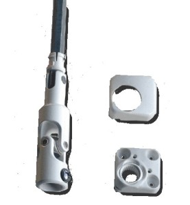 Bloc guide Angulaire Déport 12 mm-Blanc-6P 7 mm D894HAHéxa 7ZURFLUH-FELLER