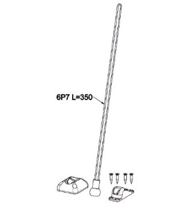 Sortie de caisson Invisible+ 2 Platines-Blanc-6P 7 mm D108Héxa 7ZURFLUH-FELLER