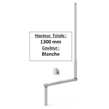 MANIVELLE BLANCHE SELECTALU. LGR TOTALE 1300 E801EADiamètre Exter 12 ZURFLUH-FELLER