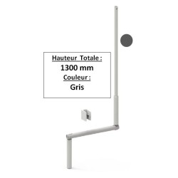 MANIVELLE GRISE SELECTALU. LGR TOTALE 1300 E802EADiamètre Exter 12 ZURFLUH-FELLER