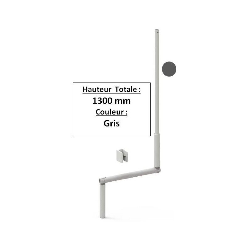 MANIVELLE GRISE SELECTALU. LGR TOTALE 1300 E802EADiamètre Exter 12 ZURFLUH-FELLER