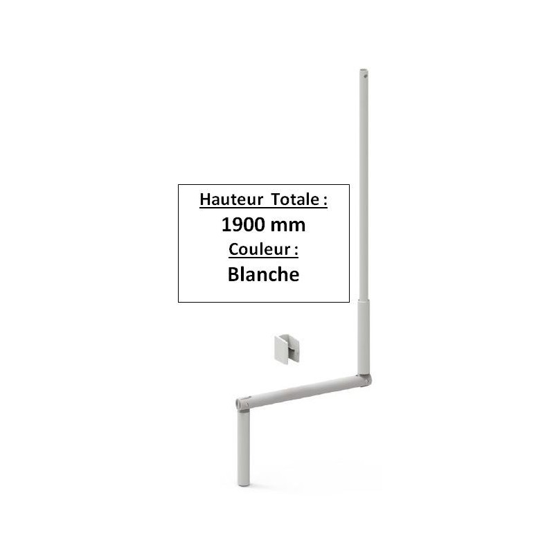 MANIVELLE BLANCHE SELECTALU. LGR TOTALE 1900 E801LADiamètre Exter 12 ZURFLUH-FELLER