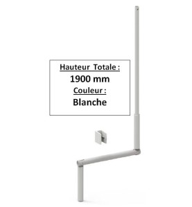 MANIVELLE BLANCHE SELECTALU. LGR TOTALE 1900 E801LADiamètre Exter 12 ZURFLUH-FELLER