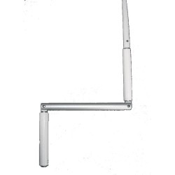 MANIVELLE BLANCHE DIAMETRE 14 LGR TOTALE 1500