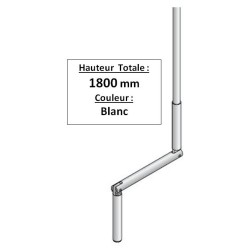 MANIVELLE BLANCHE DIAMÈTRE 14 LGR TOTALE 1800 2004132Diamètre Exter 14SIMU-ACCESSOIRES