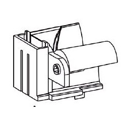 Tulipes DROITE TRADI-EXPRESS ZF-Blanche pour lame de 8 mm