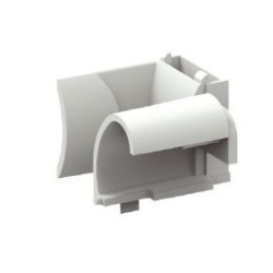 Tulipe DROITE TRADI-EXPRESS ZF-Blanche pour lame de 14 mm B734C4Lame de 14 mmZURFLUH-FELLER