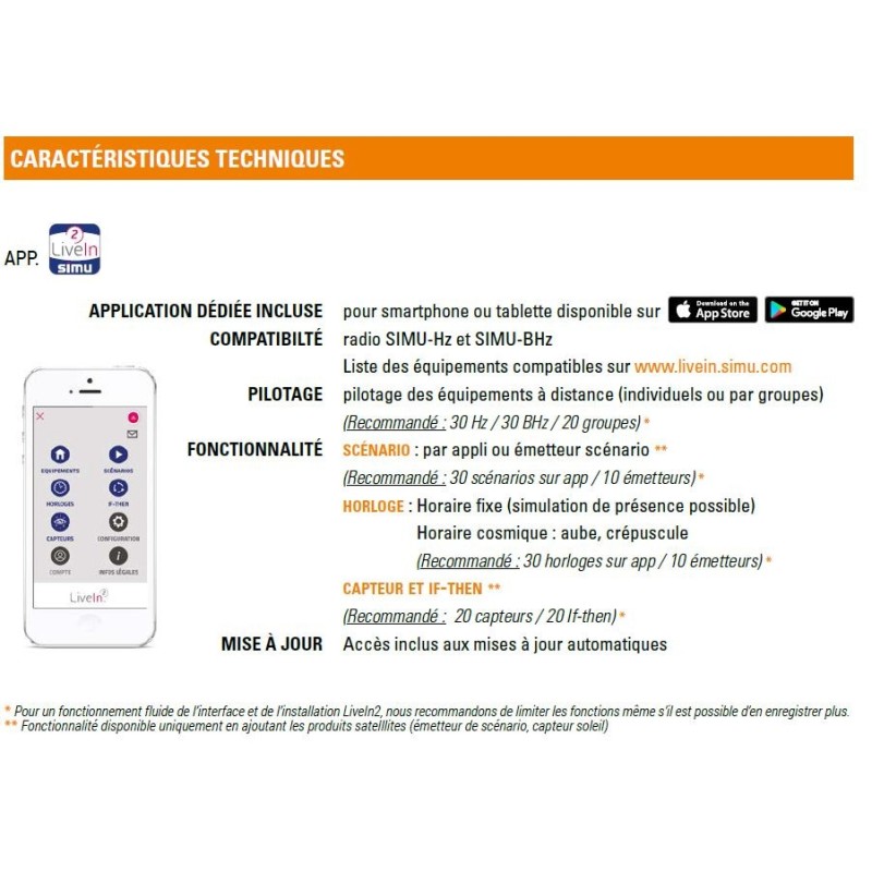 Box Domotique LIVEIN 2 2009201Box DomotiqueSIMU