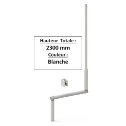 MANIVELLE BLANCHE SELECTALU. LGR TOTALE 2300 E801PDiamètre Exter 12 ZURFLUH-FELLER