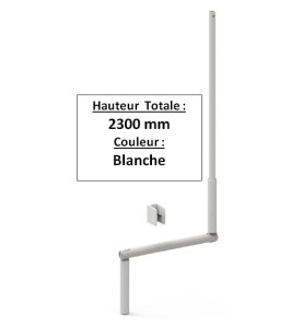 MANIVELLE BLANCHE SELECTALU. LGR TOTALE 2300 E801PDiamètre Exter 12 ZURFLUH-FELLER
