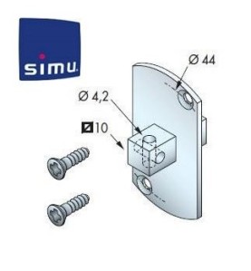 Carré de 10 rapporte moteur Simu FILAIRE 9013923Support SimuSIMU