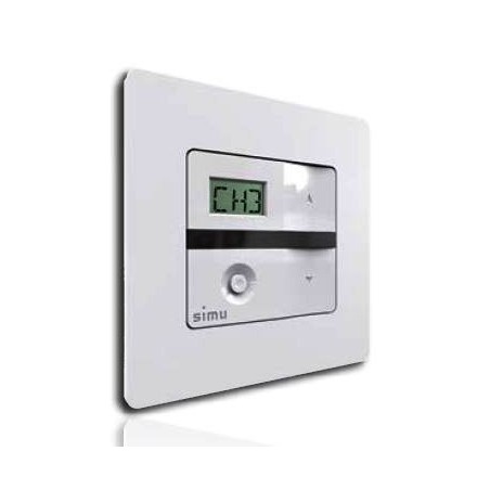Emetteur Mural Simu 5 canaux 2008335Commandes EHZSIMU