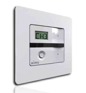 Emetteur Mural Simu 5 canaux 2008335Commandes EHZSIMU