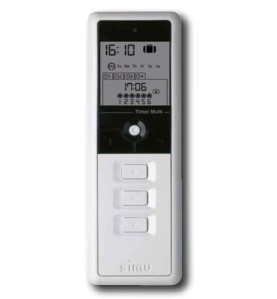 Emetteur Mobile HORLOGE Simu 6 canaux Blanc 2007830Commandes EHZSIMU