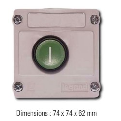 Bouton poussoir Étanche en Applique 2006756Automatismes SimuSIMU