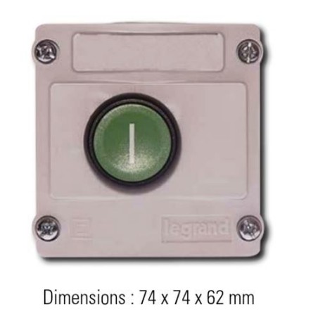 Bouton poussoir Étanche en Applique 2006756Automatismes SimuSIMU