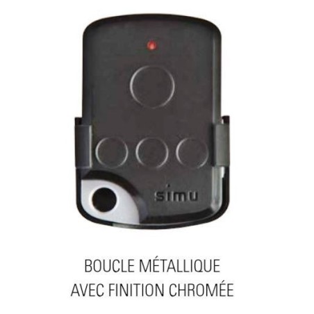 Télécommande Radio TSA 4 canaux 2007846Automatismes SimuSIMU