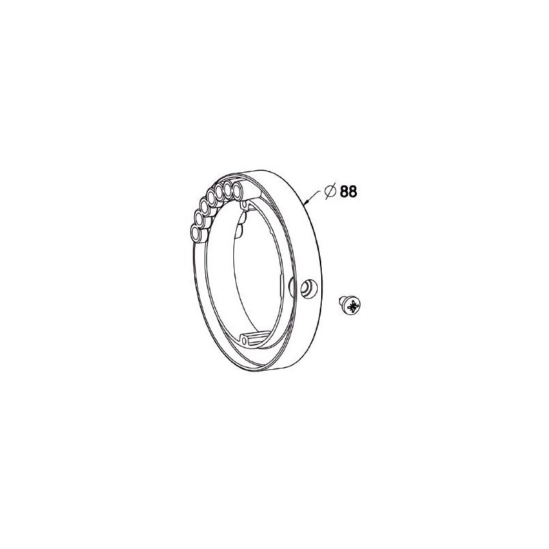 Bague de verrou Automatique Tube OCTO 70 /D104 mm . H839Attaches TablierZURFLUH-FELLER