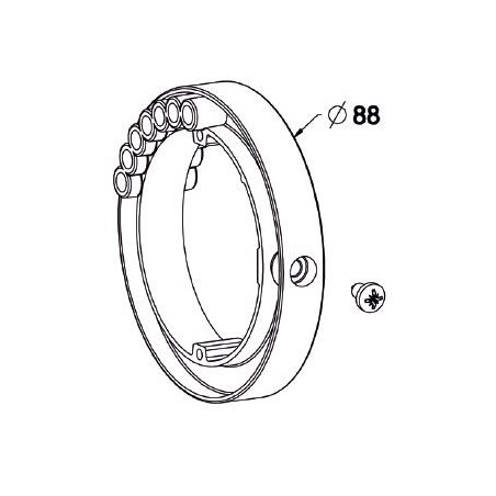 Bague de verrou Automatique Tube OCTO 70 /D104 mm .