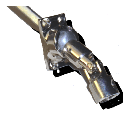 GENOUILLERE 45° NICKELEE -28X46 -D14 - CARRE 8- L 250 2004106Carré de 8SIMU-ACCESSOIRES