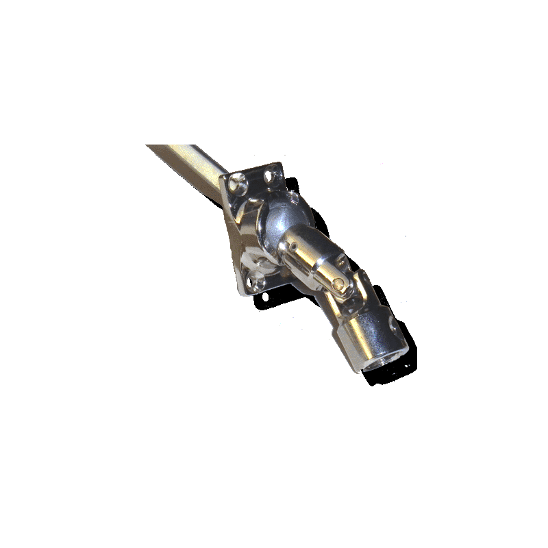 GENOUILLERE 45° NICKELEE -28X46 -D14 - CARRE 8- L 250 2004106Carré de 8SIMU-ACCESSOIRES