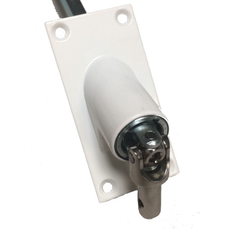 Sortie de caisson 90° Verticale 42x85-BLANCHE-6P 7 mm 816F691001Héxa 7GEIGER