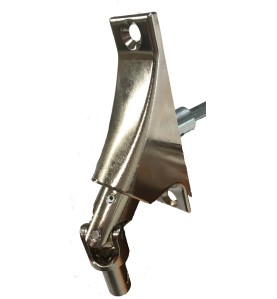 Sortie de caisson 90° Verticale 22x85-NICKELE-Carré de 8 mm 816F161003Carré de 8GEIGER