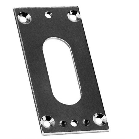 Plaque embase 40x85 -NICKELE D554Manivelles de 14SIMU-ACCESSOIRES