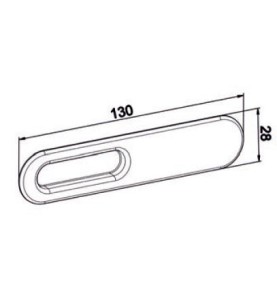 Demi Poignée de lame finale pour tirage direct H811DAccessoires lame finaleZURFLUH-FELLER