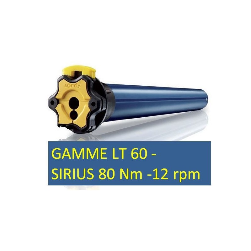 LT60 SIRIUS 80/12 1164021Moteur Filaire LT Somfy