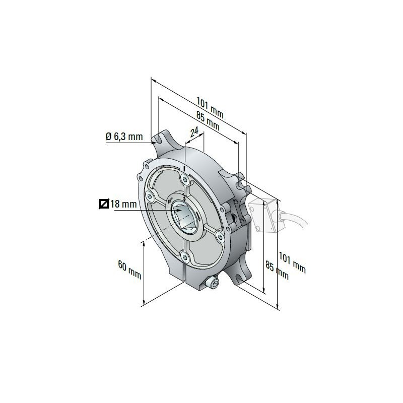 ANTICHUTE 95 Nm/câble de 5 m 2007928Automatismes SimuSIMU