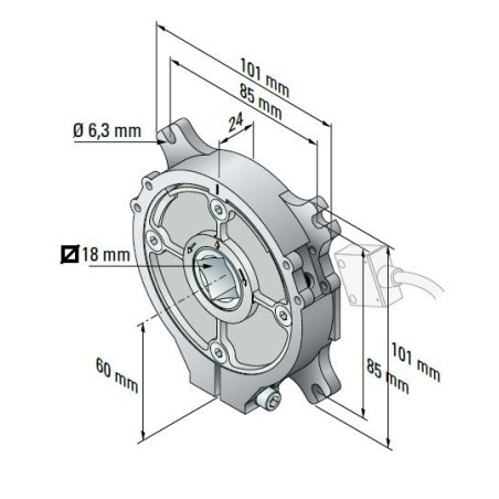 ANTICHUTE 95 Nm/câble de 5 m