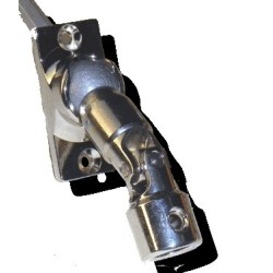 GENOUILLERE 45° NICKELEE -24X52 -D14 - CARRE 8- L 250 2004104Carré de 8SIMU-ACCESSOIRES