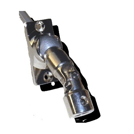 GENOUILLERE 45° NICKELEE -24X52 -D14 - CARRE 8- L 250 2004104Carré de 8SIMU-ACCESSOIRES