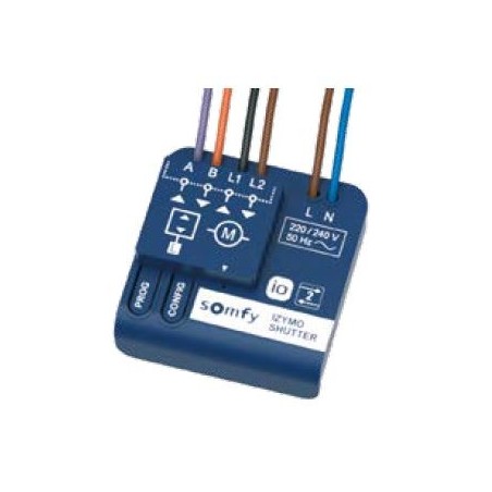 MICRO RÉCEPTEUR IZYMO POUR VOLET ROULANT IO-COMPATIBLE 1822660Commandes IOSomfy