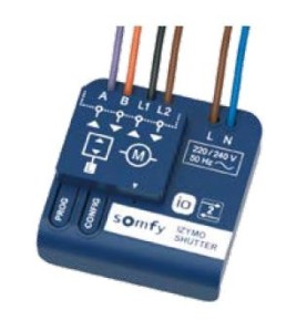 MICRO RÉCEPTEUR IZYMO POUR VOLET ROULANT IO-COMPATIBLE 1822660Commandes IOSomfy
