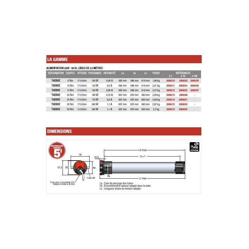 T5 RADIO EBHZ 20 Nm-Radio bidirectionnelle 2009213Moteur Radio BHZSIMU