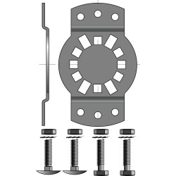Support moteur CSI et DMI 9420654Moteur Simu DMISomfy