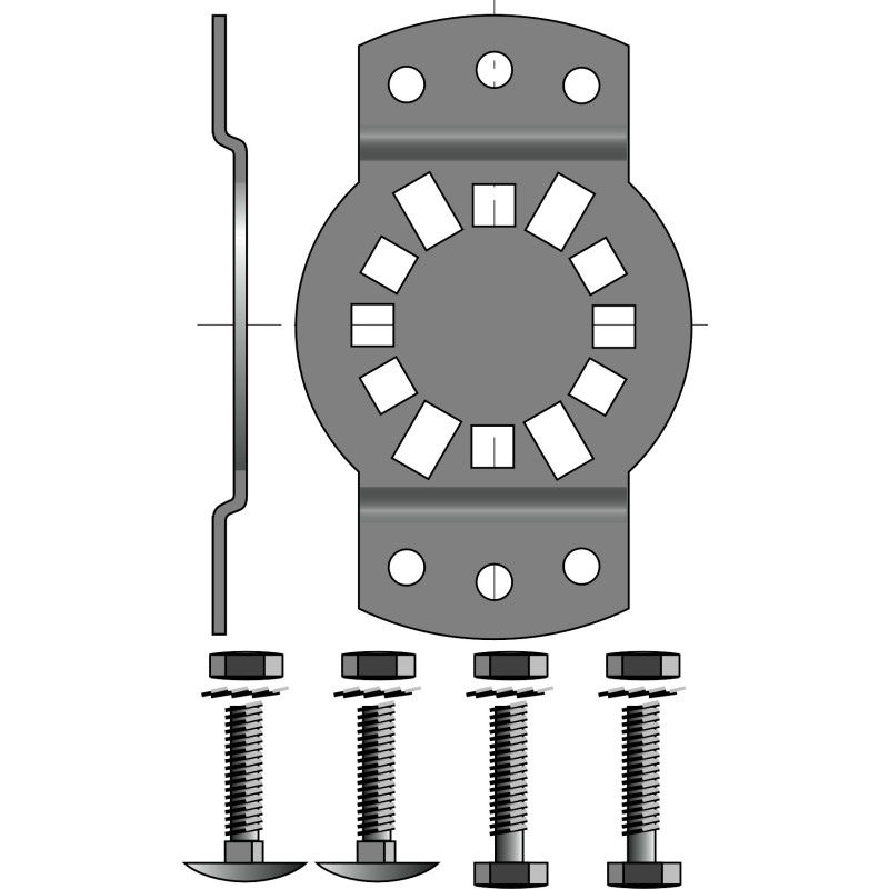 Support moteur CSI et DMI 9420654Moteur Simu DMISomfy