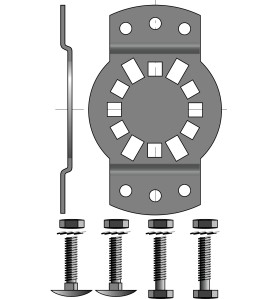 Support moteur CSI et DMI 9420654Moteur Simu DMISomfy