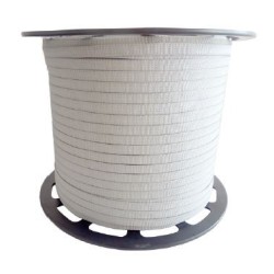 SANGLE DE 14 MM BLANC ET GRIS-ML