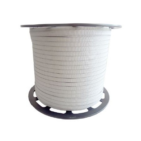 SANGLE DE 14 MM BLANC ET GRIS-ML