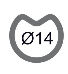 Sachet Espagnolette Pvc NOIRE pour tige 14 BRG900524Volets BattantsTIRARD et BURGAUD