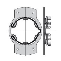 Support moteur OMEGA ( Entraxe 84 ) 9410715Support SomfySomfy